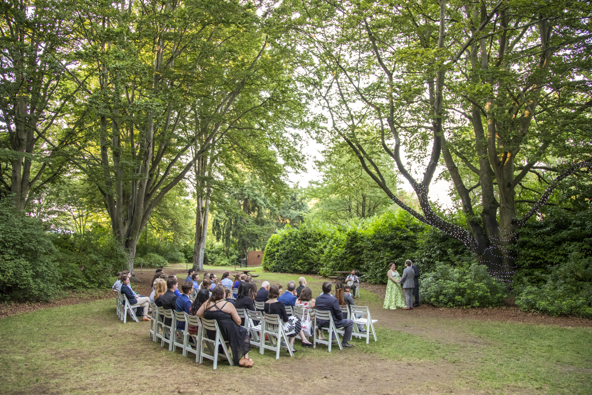 Daytime ceremony at Beech Grove